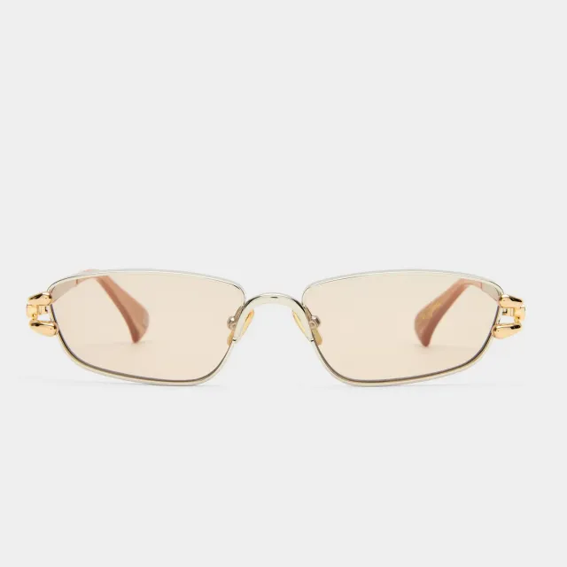 Le Specs Numero Cinco occhiali da sole argento marrone