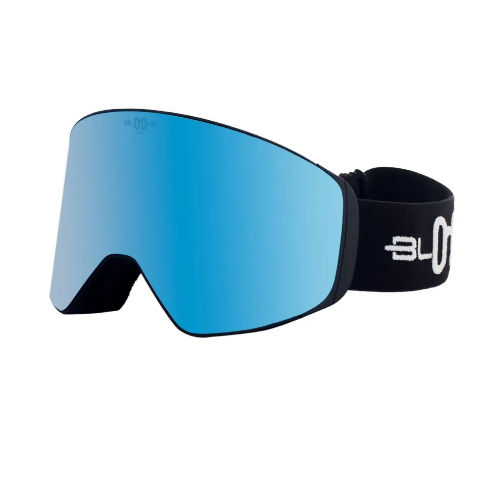Bloovs Aspen maschera da sci blu scuro nero antiappannante