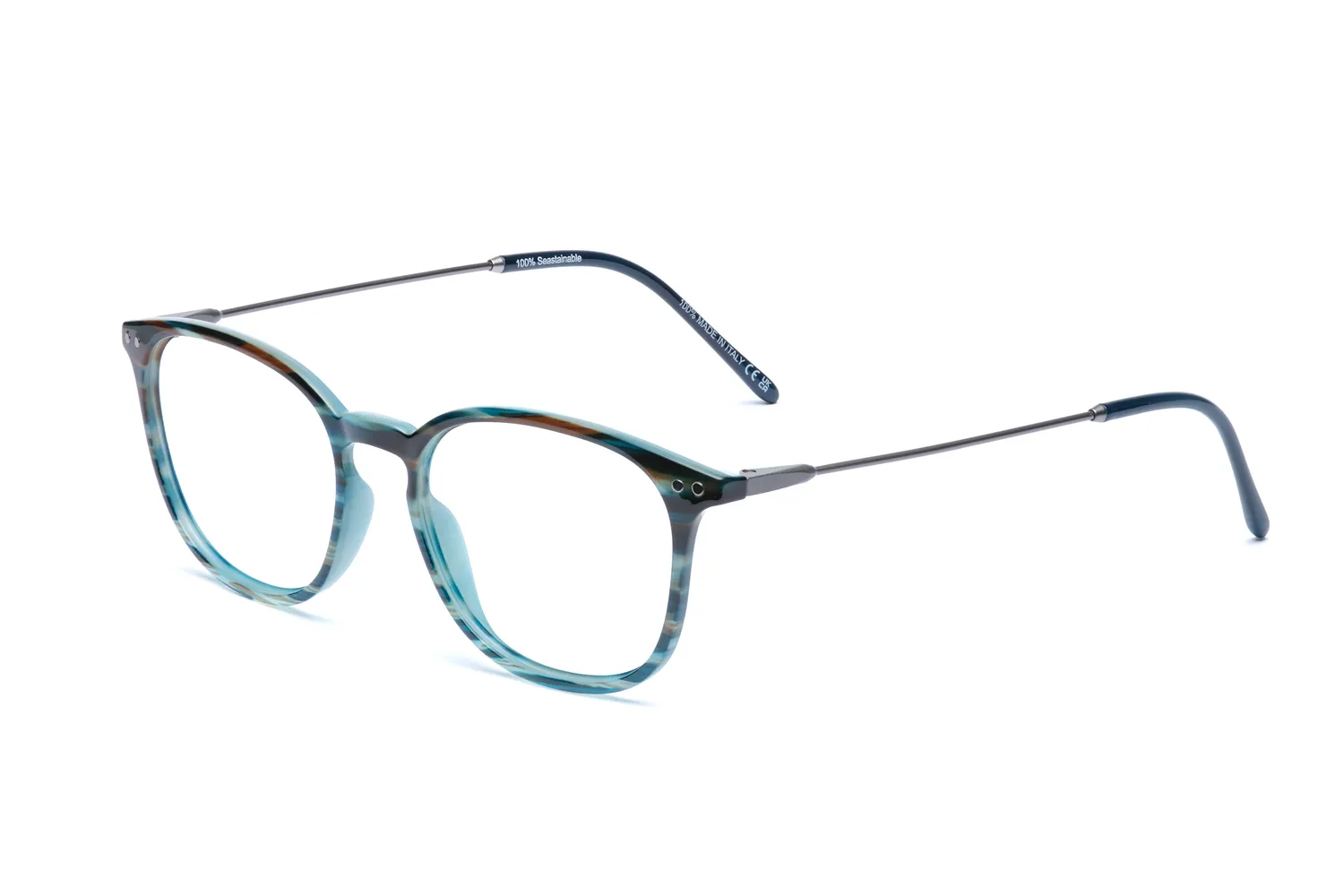 Sea2See Gregal montatura da vista 51 mm blu opaco leggera