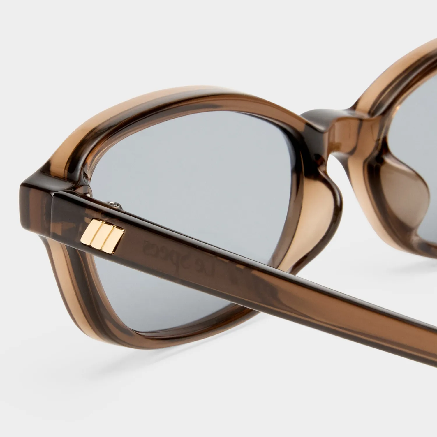 Le Specs Honey Pot occhiali da sole cocoa rettangolari