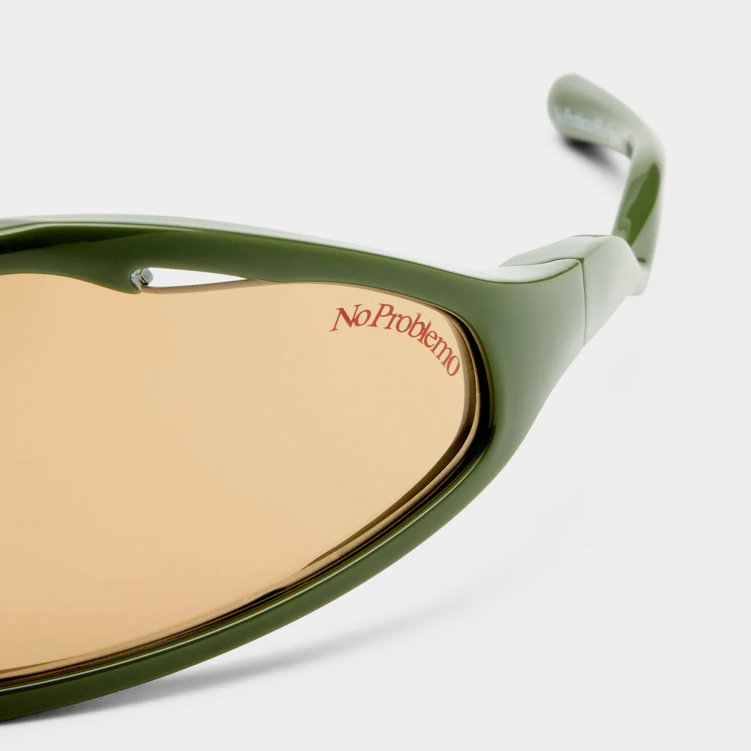 Le Specs Flux occhiale da sole shield verde avvolgente