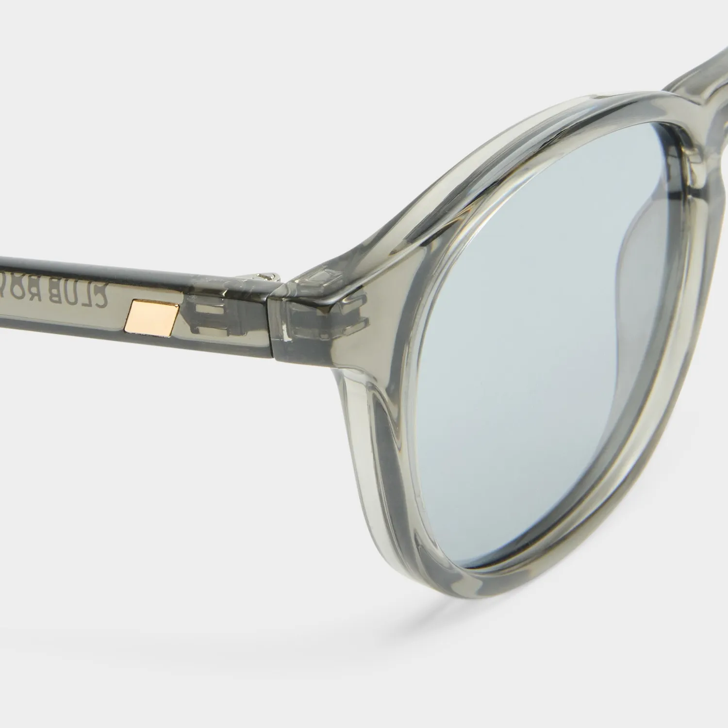 Le Specs Club Royale occhiale da sole grigio tondo