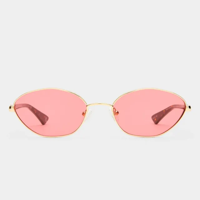 Le Specs Le Bebe occhiale da sole oro ovali