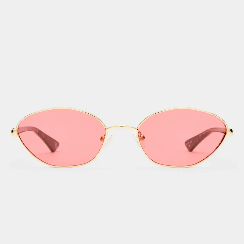 Le Specs Le Bebe occhiale da sole oro ovali