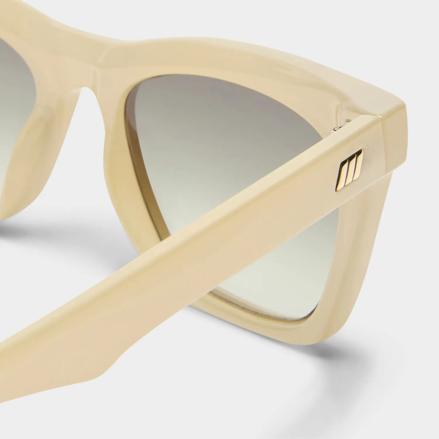 Le Specs Chante occhiali da sole avorio sfumati