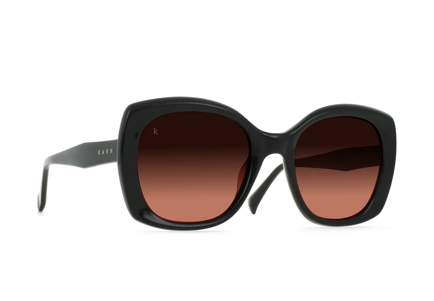Raen Ronzy 54 occhiale da sole nero oversize