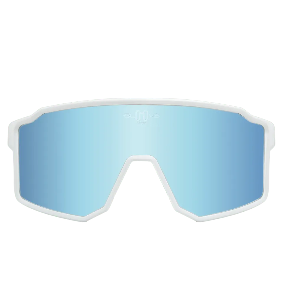 Bloovs Copenhagen Bianco Ghiaccio Blu occhiali da sole polarizzati