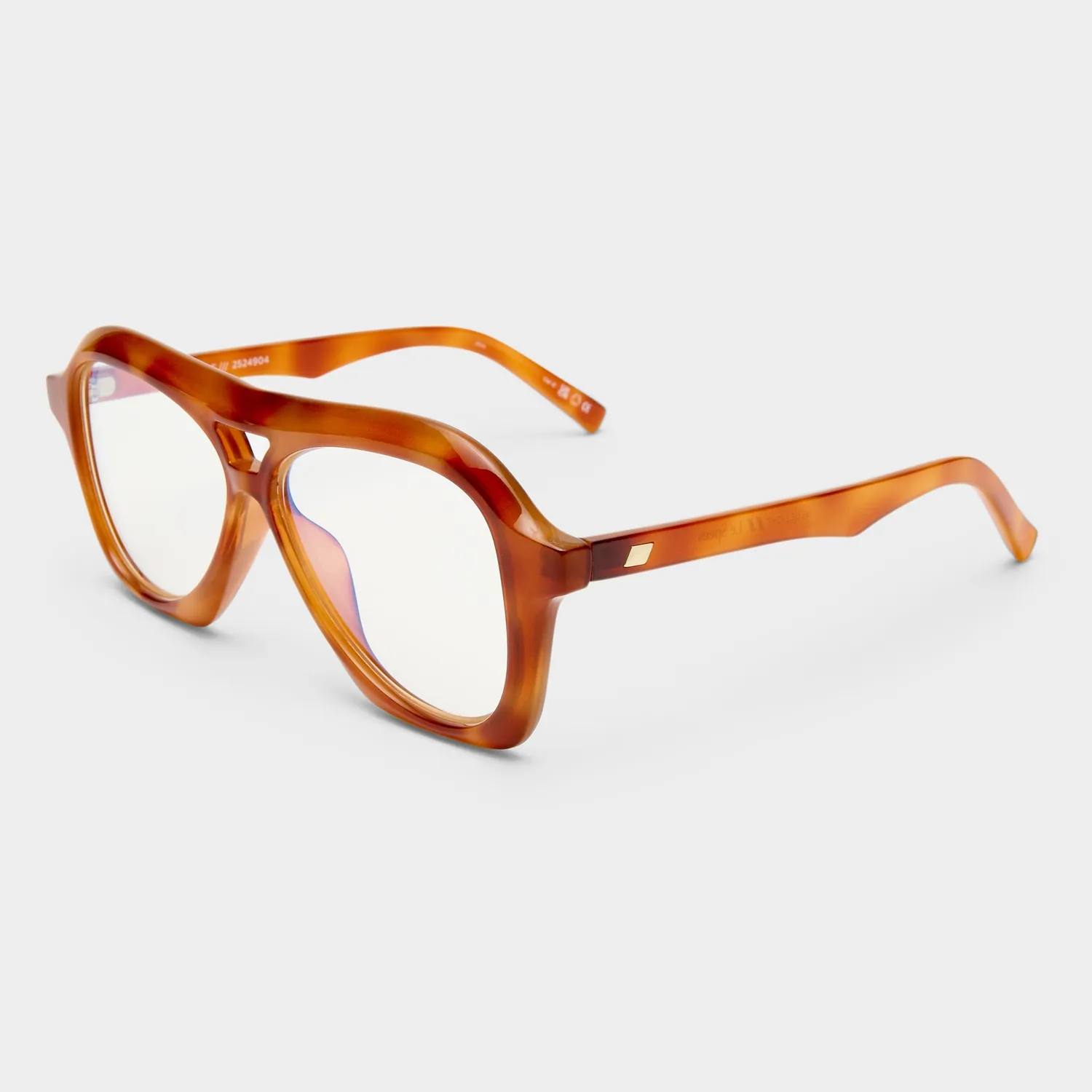 Le Specs Drizzle occhiali luce blu tartarugati aviator