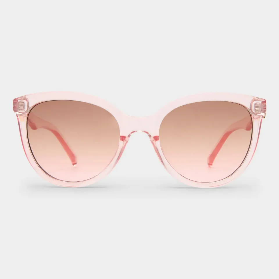 Le Specs The Muse occhiali da sole rosa rotondi