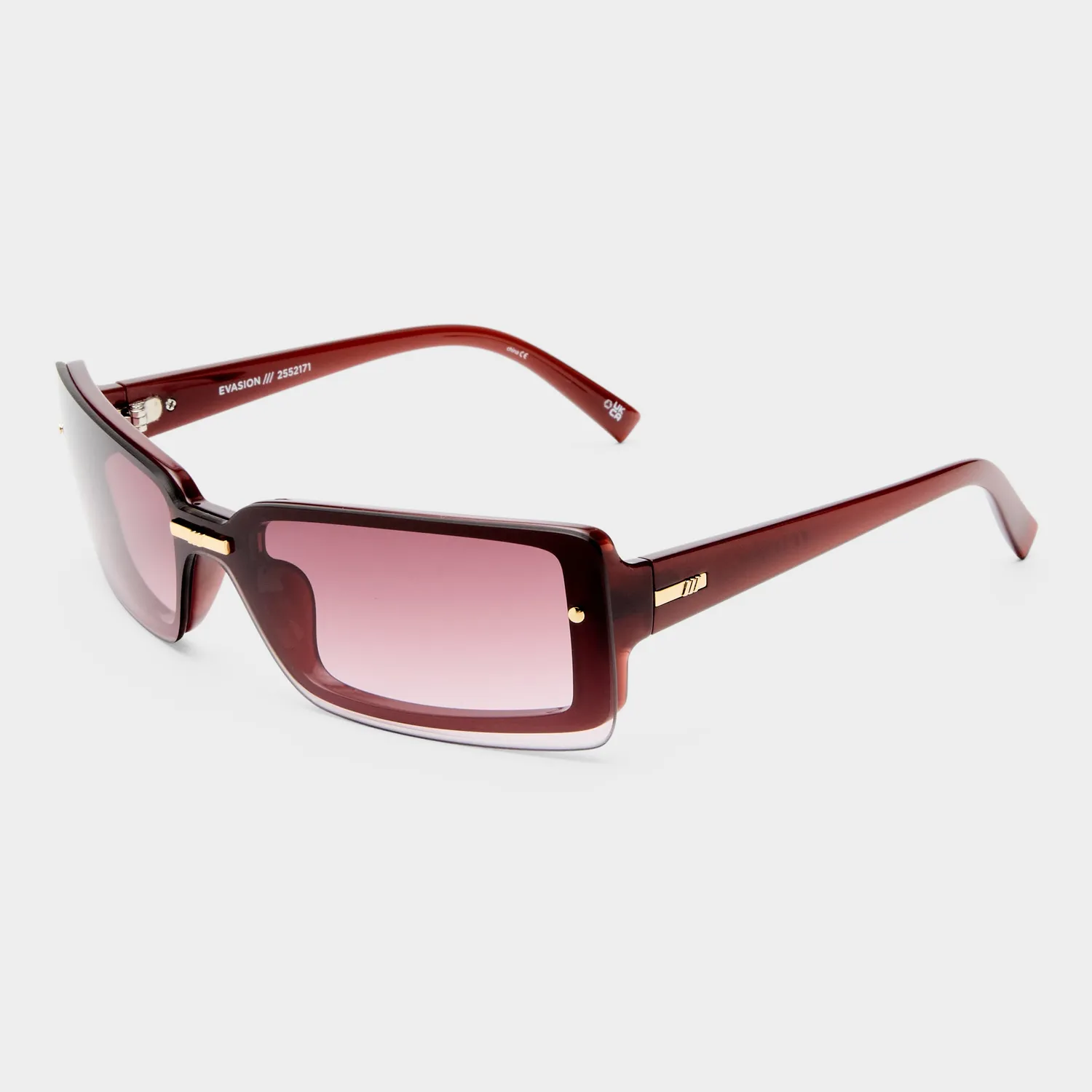 Le Specs Evasion occhiale da sole rosso visiera