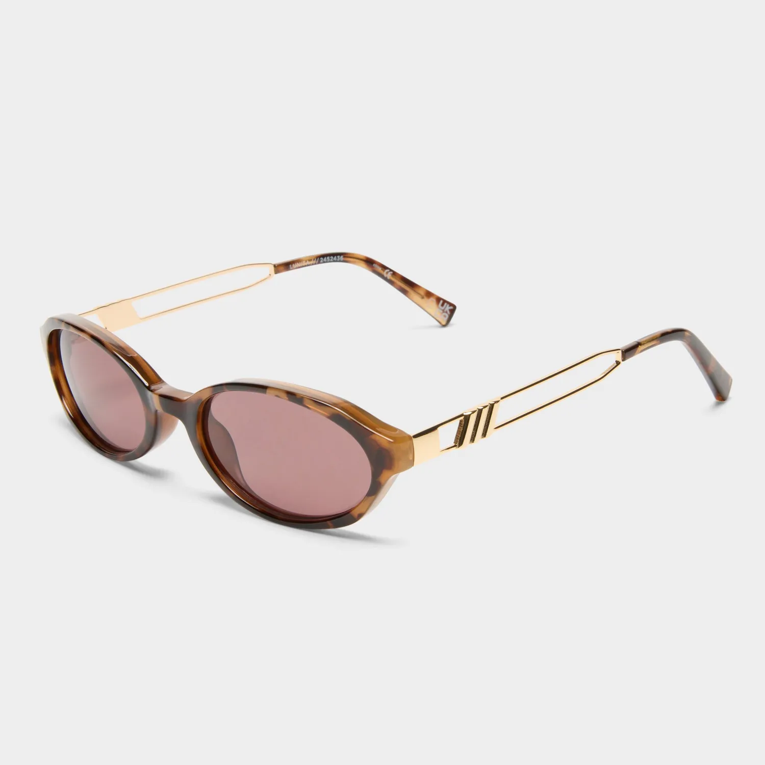 Le Specs Lunita occhiali da sole tartarugato ovali