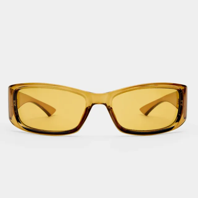 Le Specs Du Jour occhiali da sole ocra avvolgenti