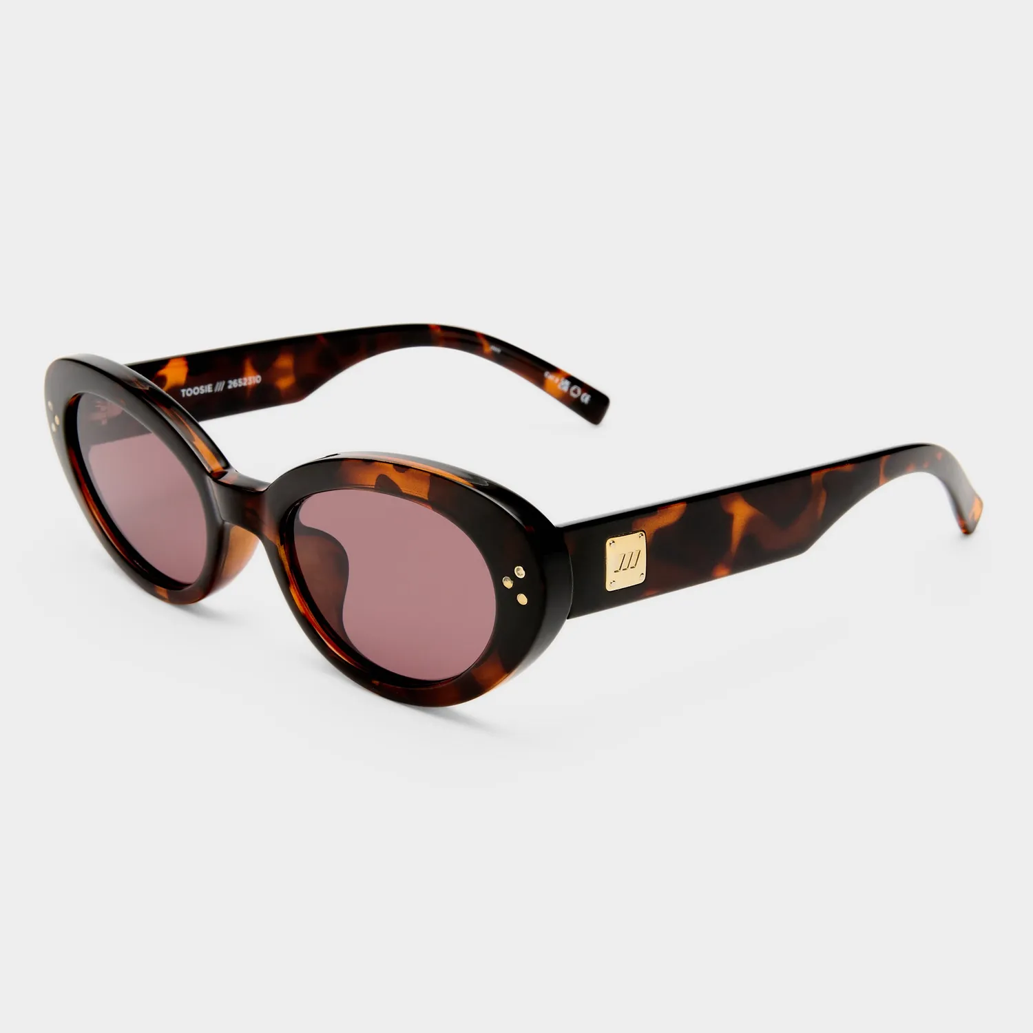 Le Specs Tootsie occhiali da sole tartarugati cat-eye