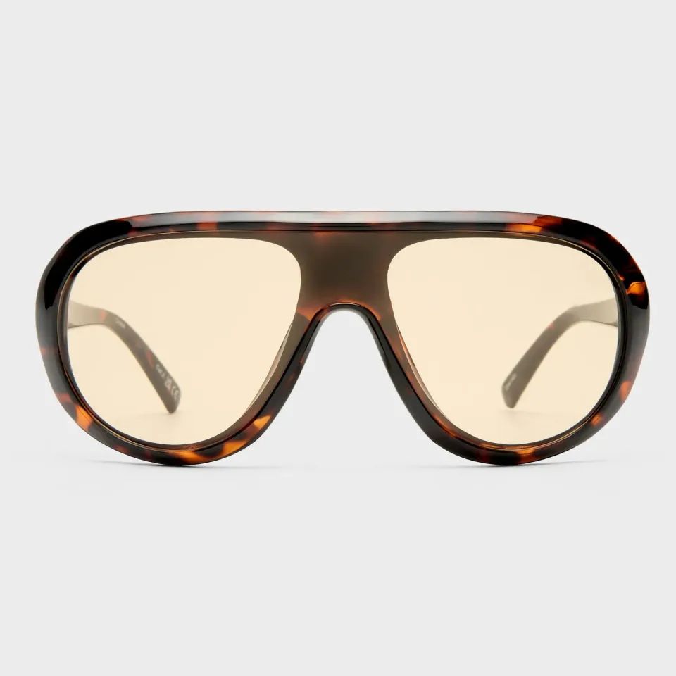 Le Specs Obsession occhiali da sole tartarugati mask