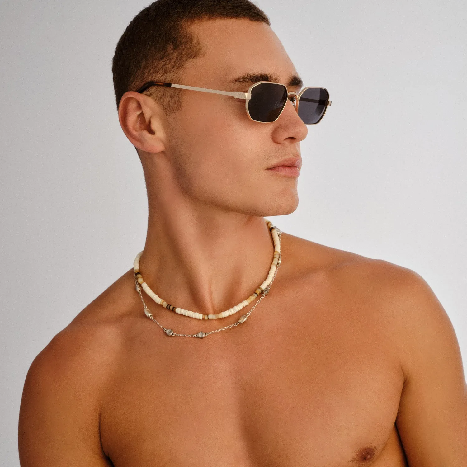 Le Specs Mythic occhiali da sole gold smoke polarizzati