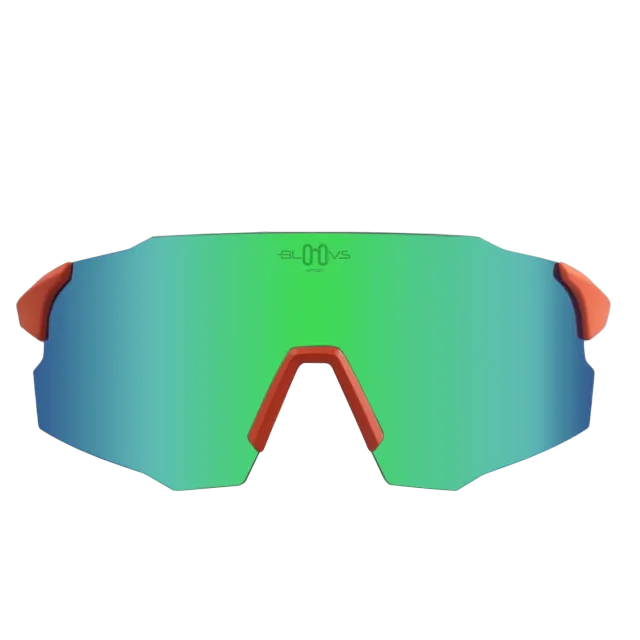 Bloovs Stelvio Matte Orange Green occhiale da sole