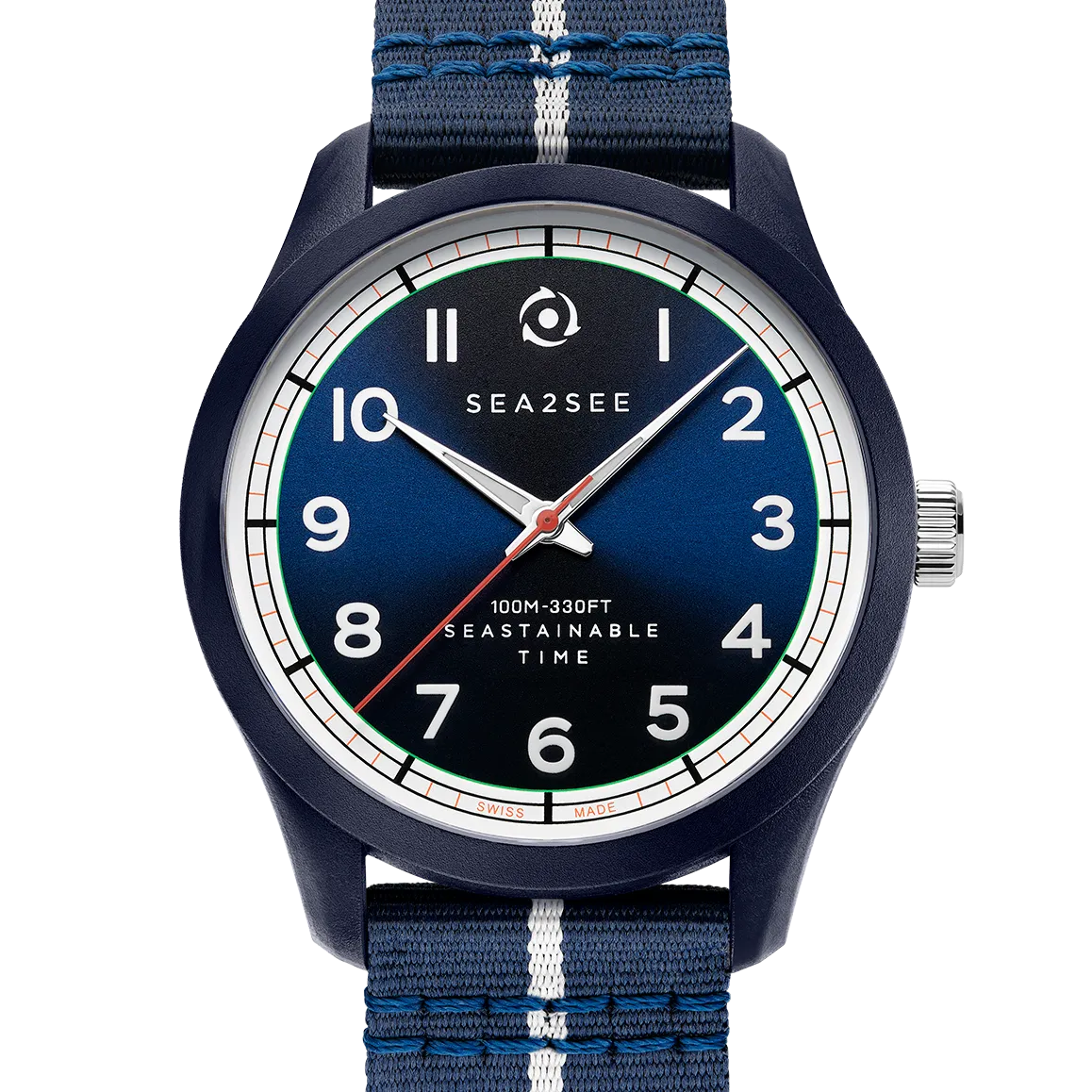 Sea2see Montecarlo 03 orologio blu navy 41 mm
