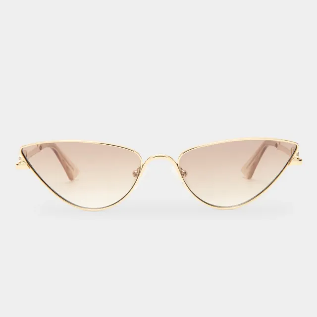 Le Specs The Soiree occhiali da sole cat-eye oro