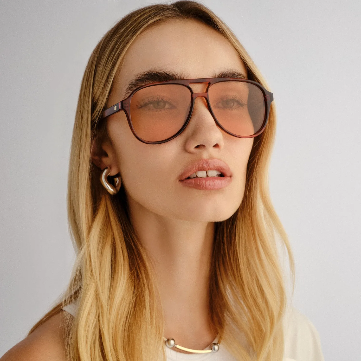 Le Specs Tragic Magic occhiale da sole tartarugato aviatore