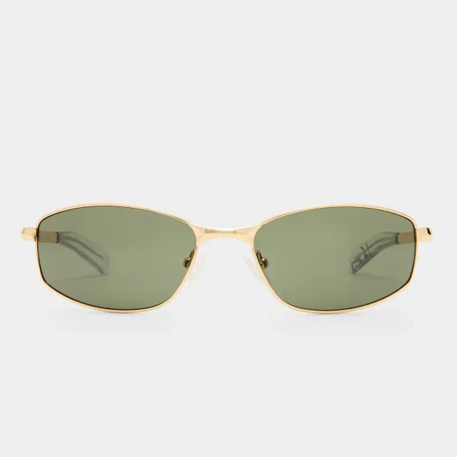 Le Specs Star Beam occhiale da sole oro lente kaki