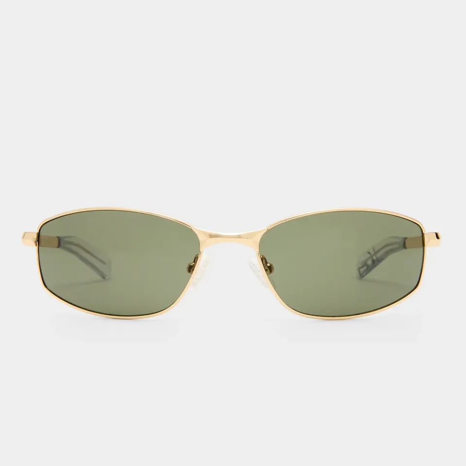 Le Specs Star Beam occhiale da sole oro lente kaki