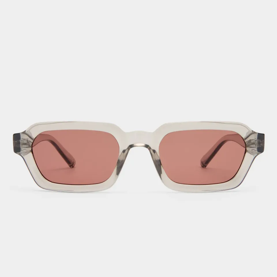 Le Specs Tension occhiali da sole grigi rettangolari