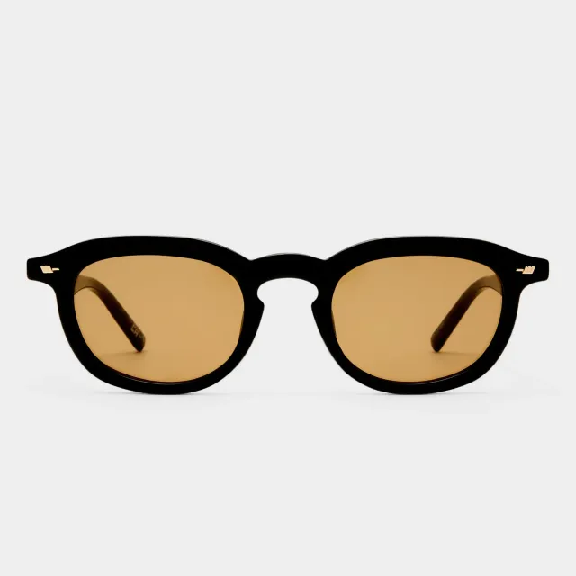 Le Specs Heart Throb occhiale da sole nero tondo unisex