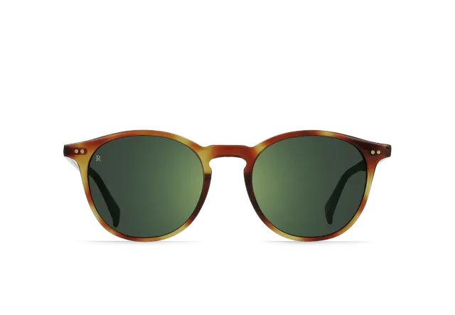 Raen Basq occhiale da sole Moab Tortoise 50 rotondo