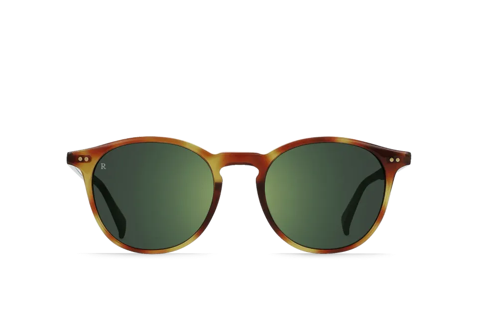 Raen Basq occhiale da sole Moab Tortoise 50 rotondo