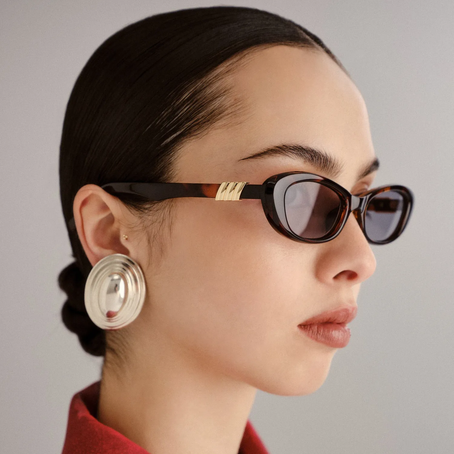 Le Specs The Whisperer occhiali da sole dark tort cat-eye