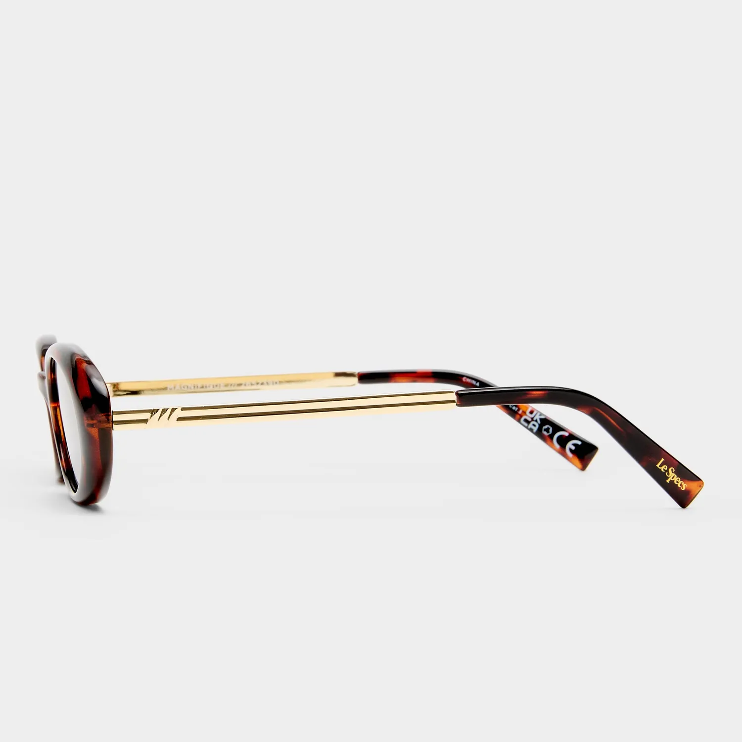 Le Specs Magnifique occhiali da sole tartarugato scuro ovali
