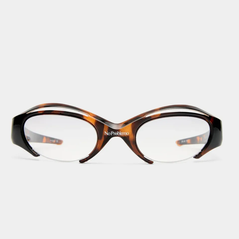 Le Specs Cyborg occhiali da sole tartarugato sfumato