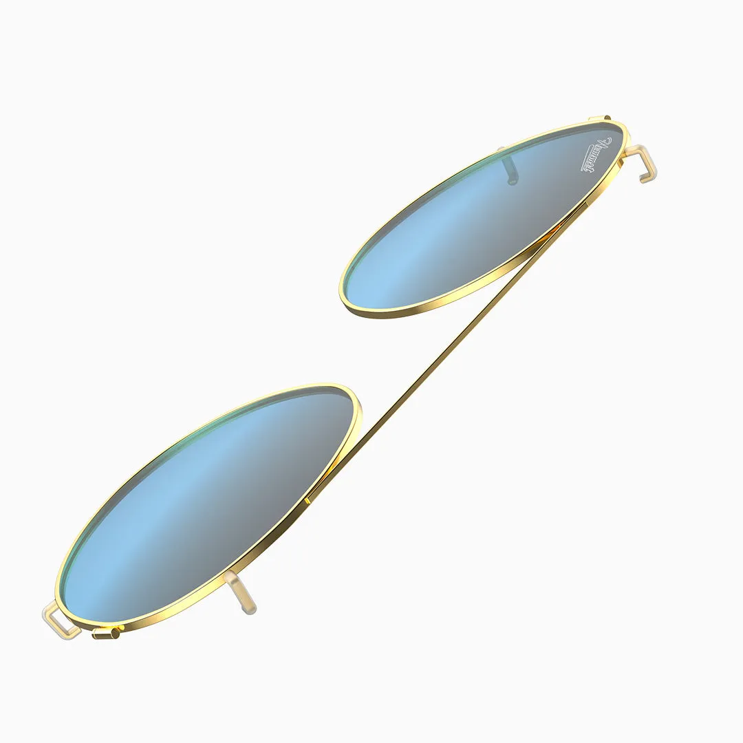 Hemmet Clip-on Series 2 S2 Sun Shark Blue clip-on polarizzato