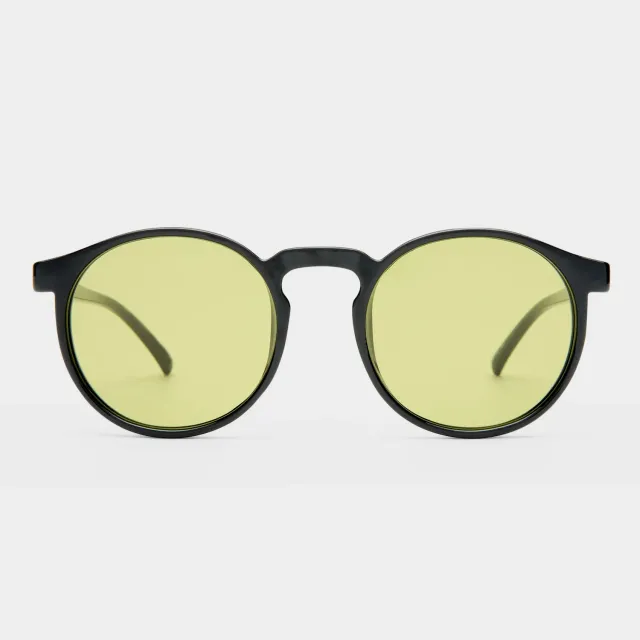 Le Specs Teen Spirit Deux occhiale da sole nero rotondo