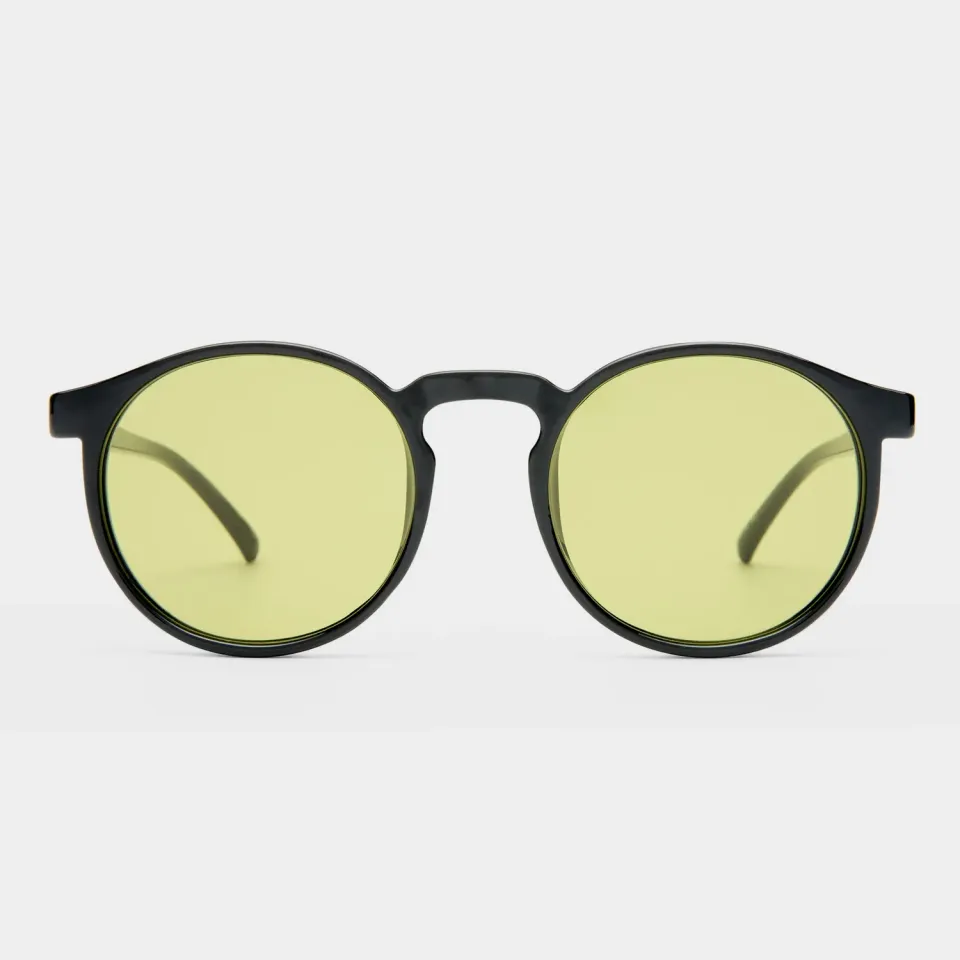 Le Specs Teen Spirit Deux occhiale da sole nero rotondo