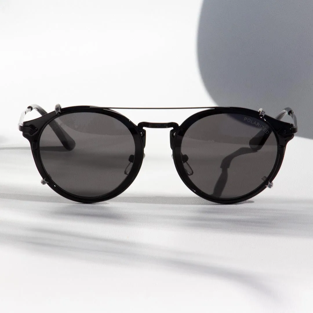 Hemmet Vintage Raider Clip S2 occhiale clip polarizzato nero