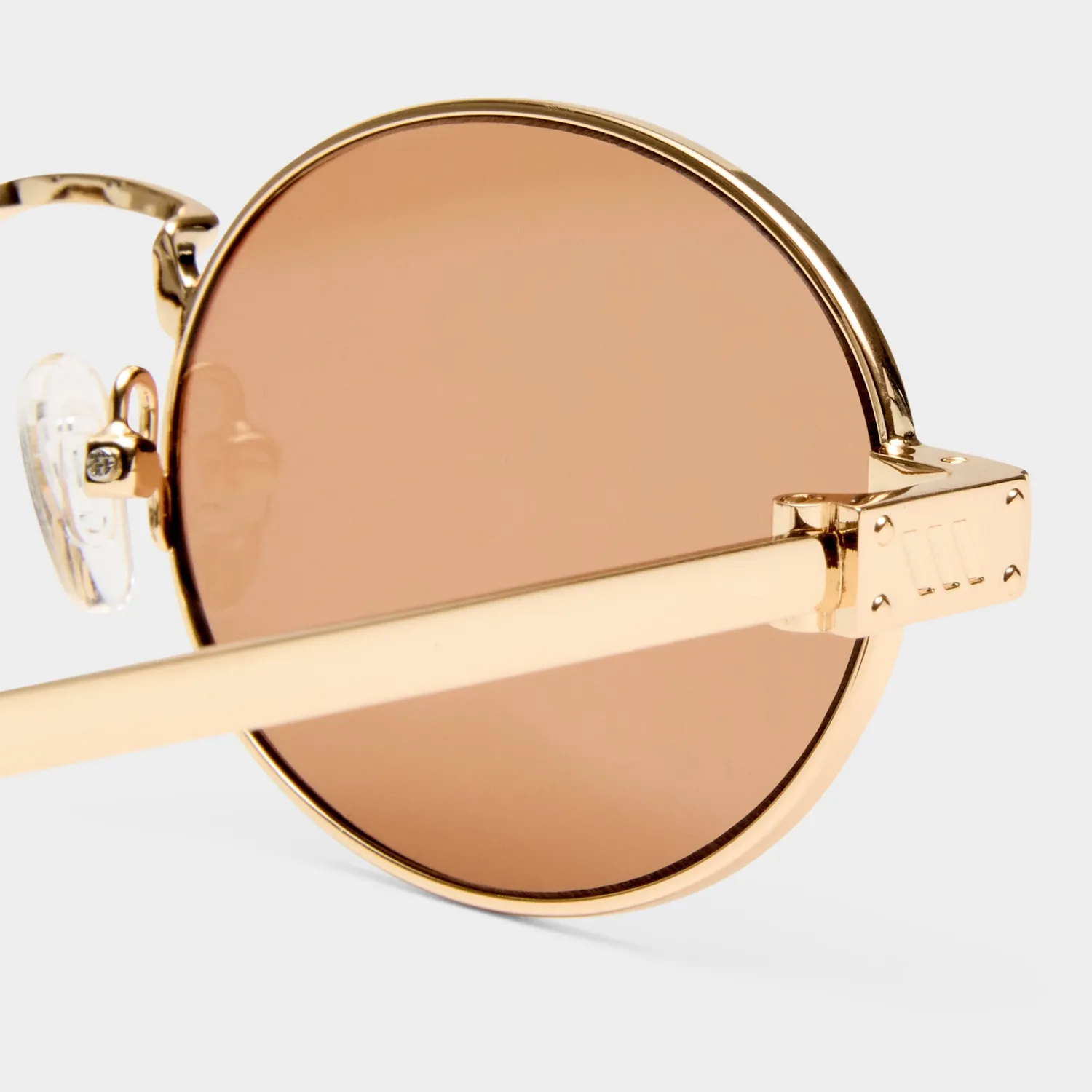 Le Specs Poseidon Deux occhiali da sole gold ovali