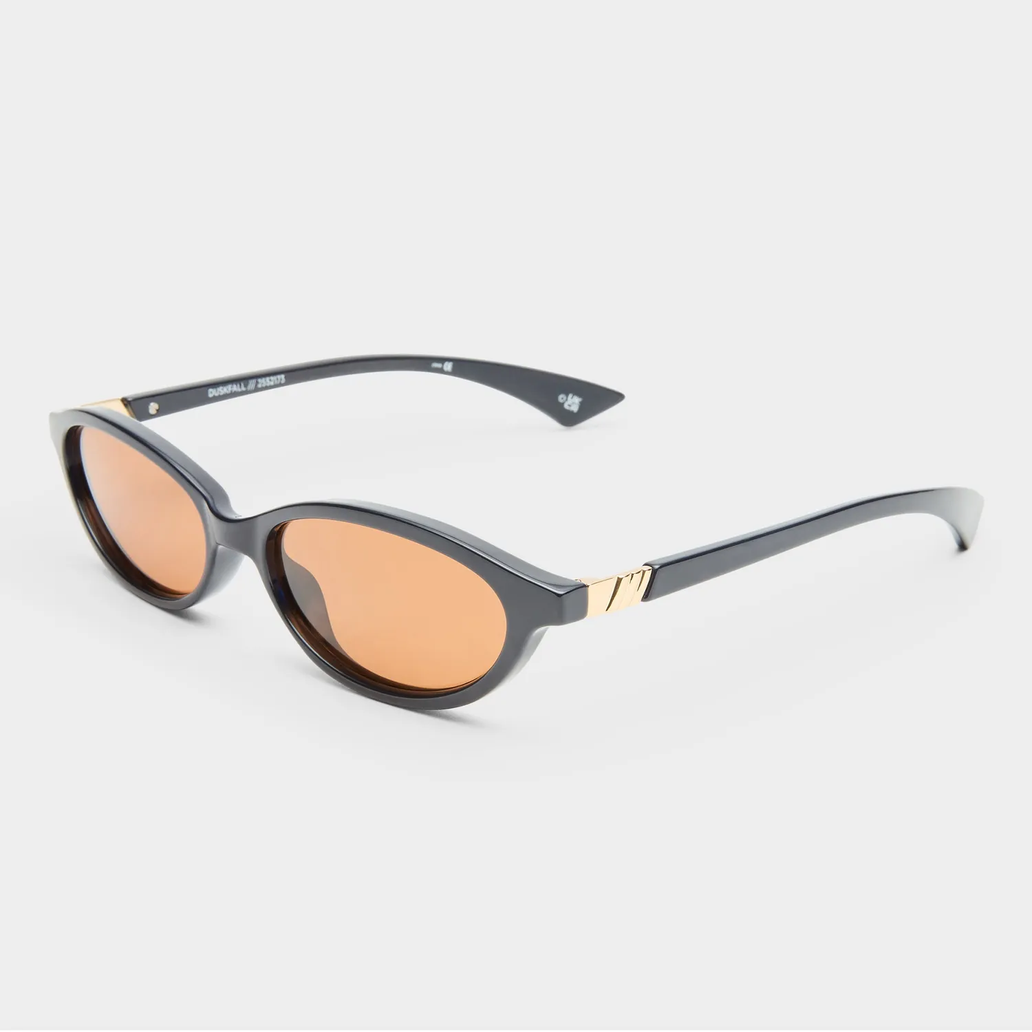 Le Specs Duskfall occhiale da sole blu navy ovale stretto