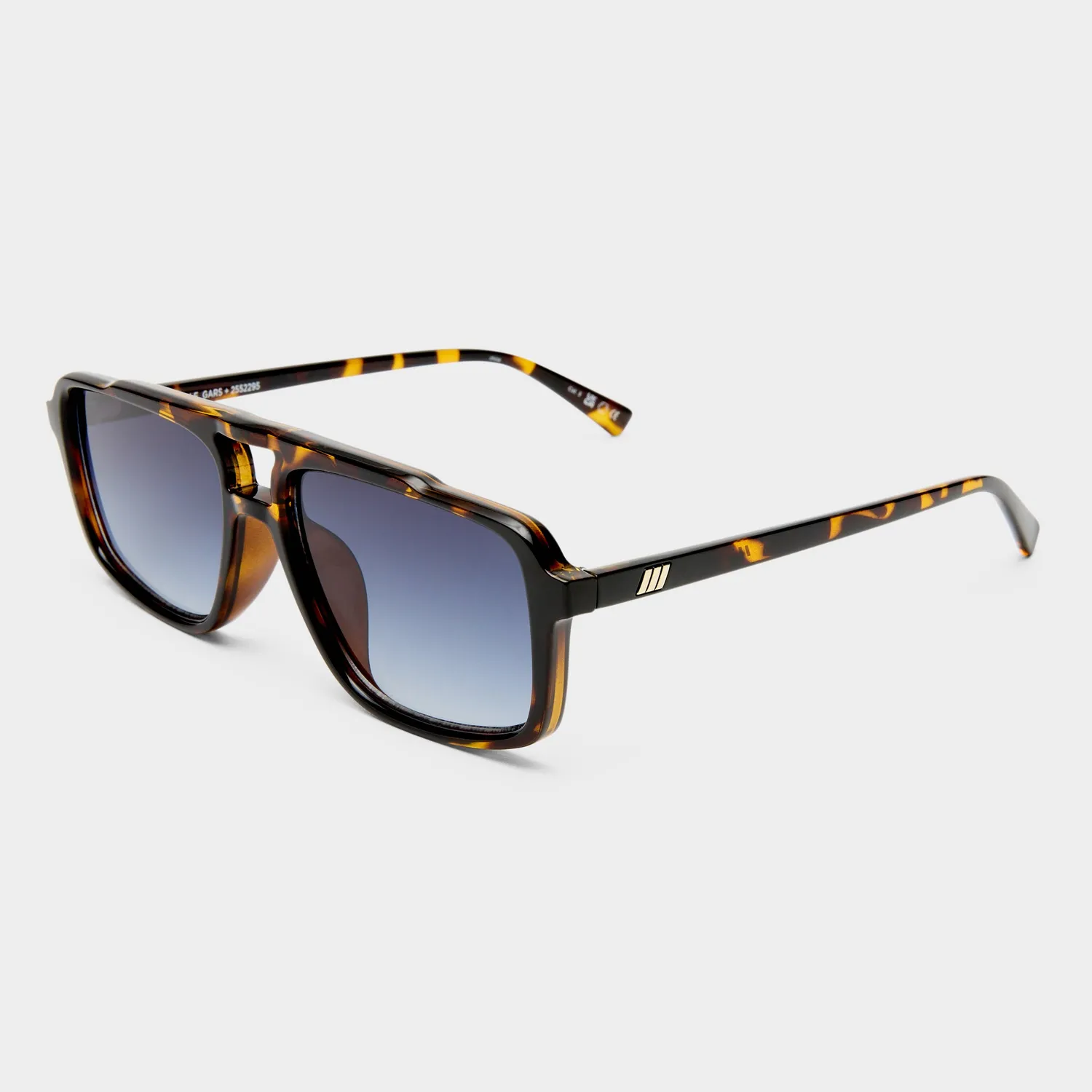 Le Specs Le Gars + occhiale da sole tartaruga sfumato