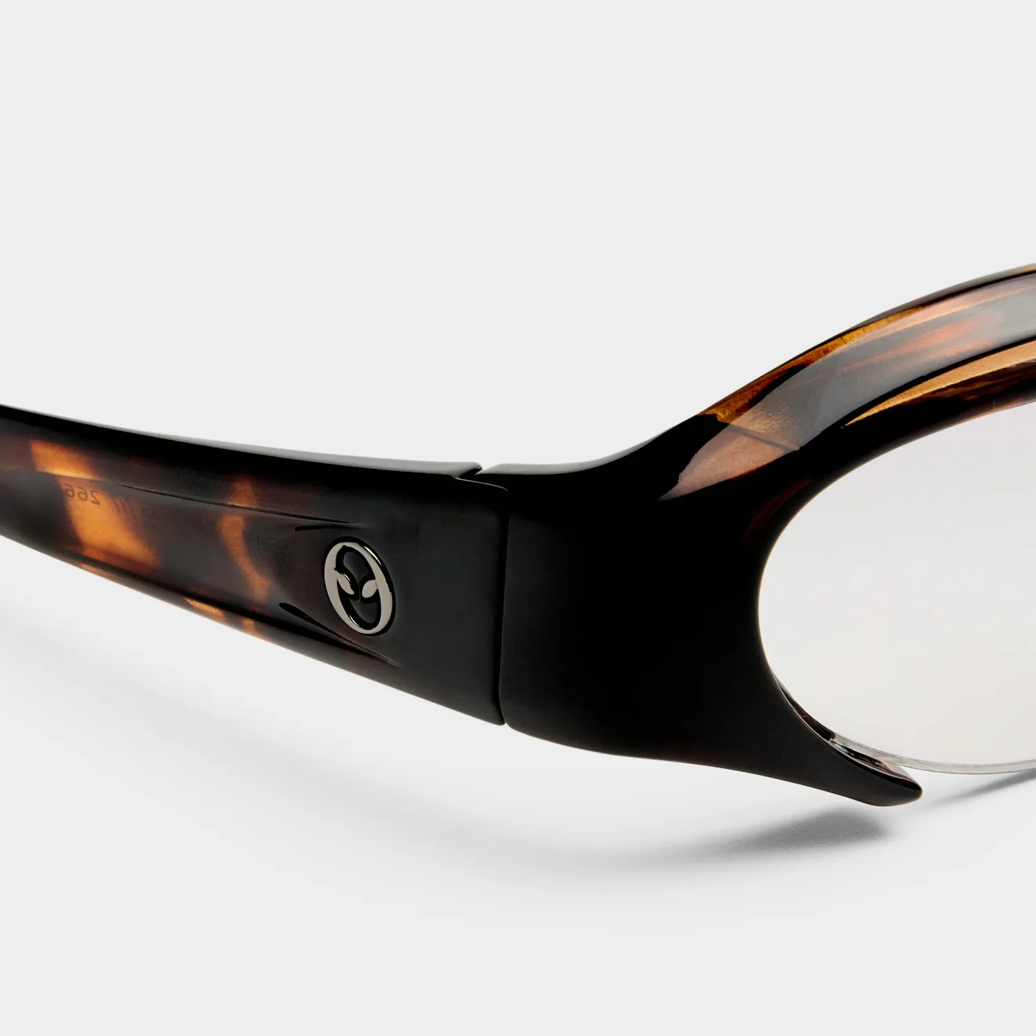 Le Specs Cyborg occhiali da sole tartarugato sfumato