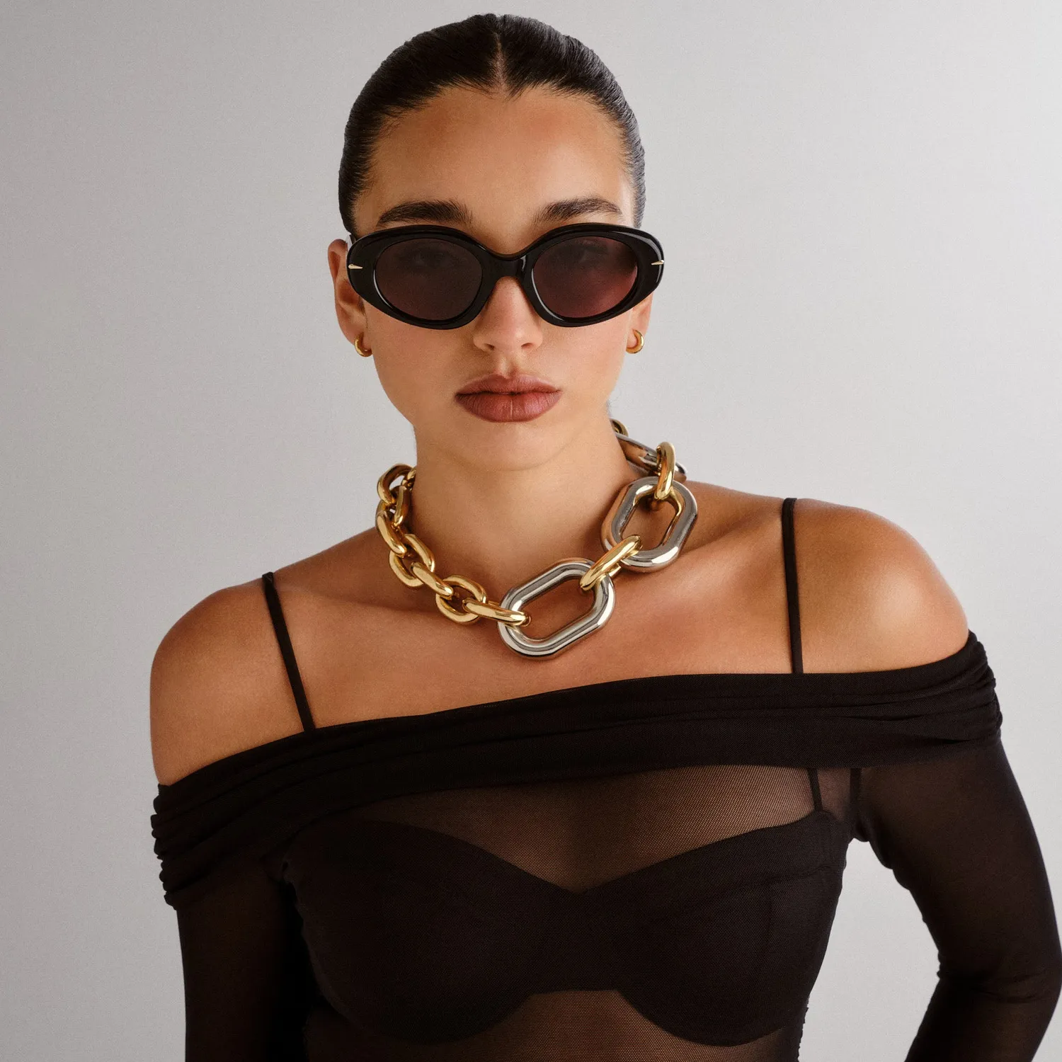Le Specs Numero Dos occhiali da sole nero fumo