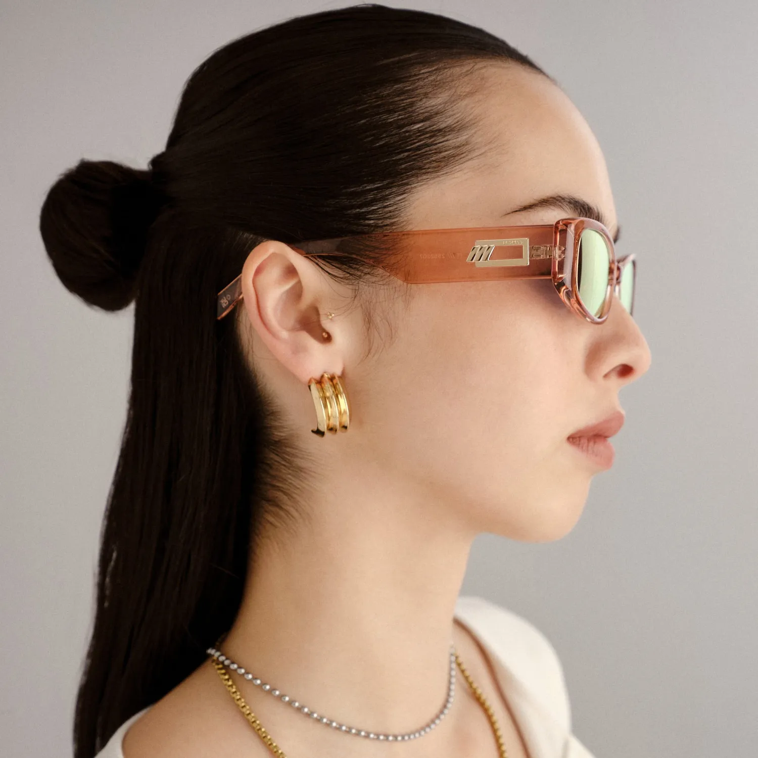 Le Specs Starlight occhiale da sole rosa polarizzate