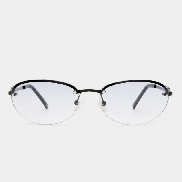 Le Specs Slinky occhiale da sole black senza montatura