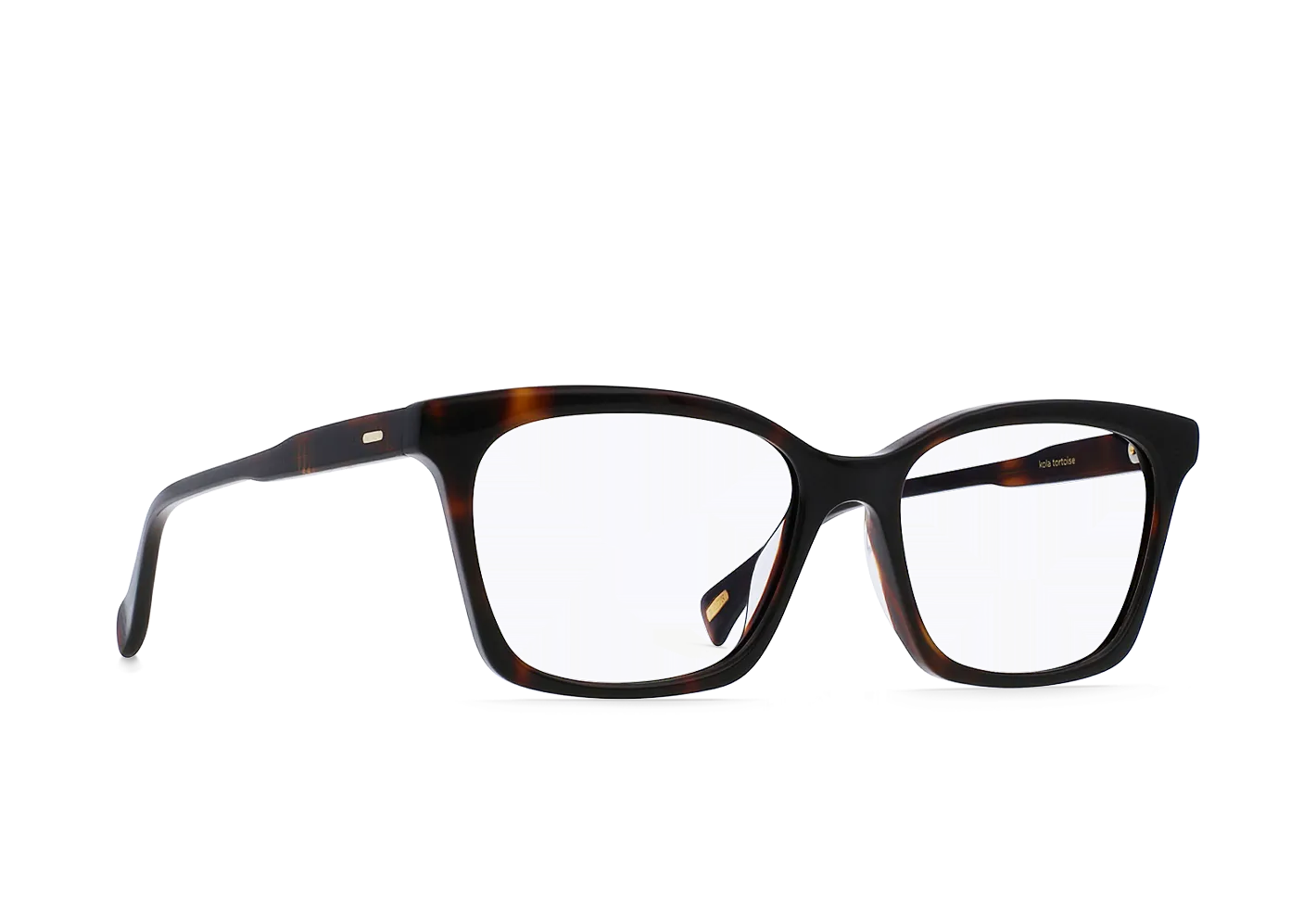 Raen Del montatura da vista Kola Tortoise Clear 53