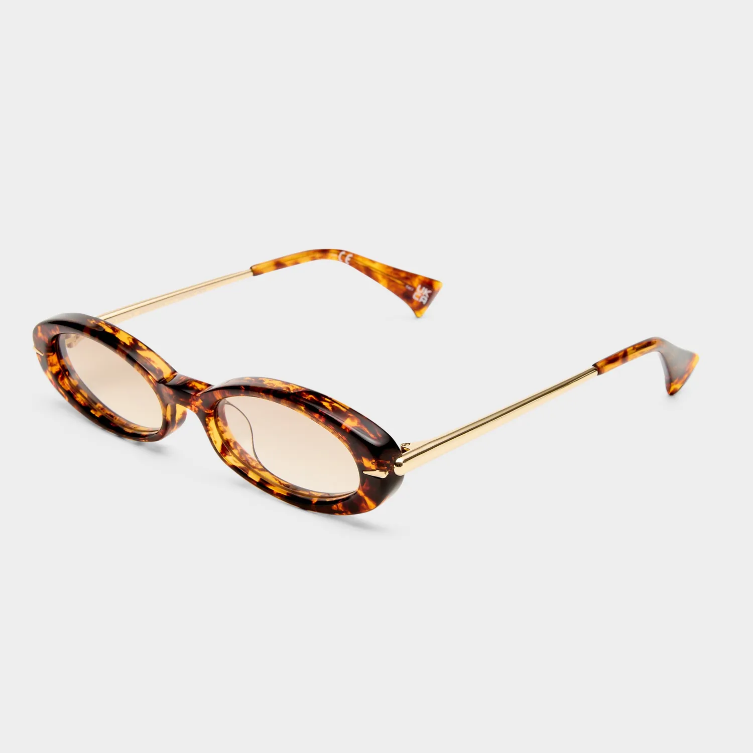Le Specs Numero Doce occhiali sole mottled tort ovali