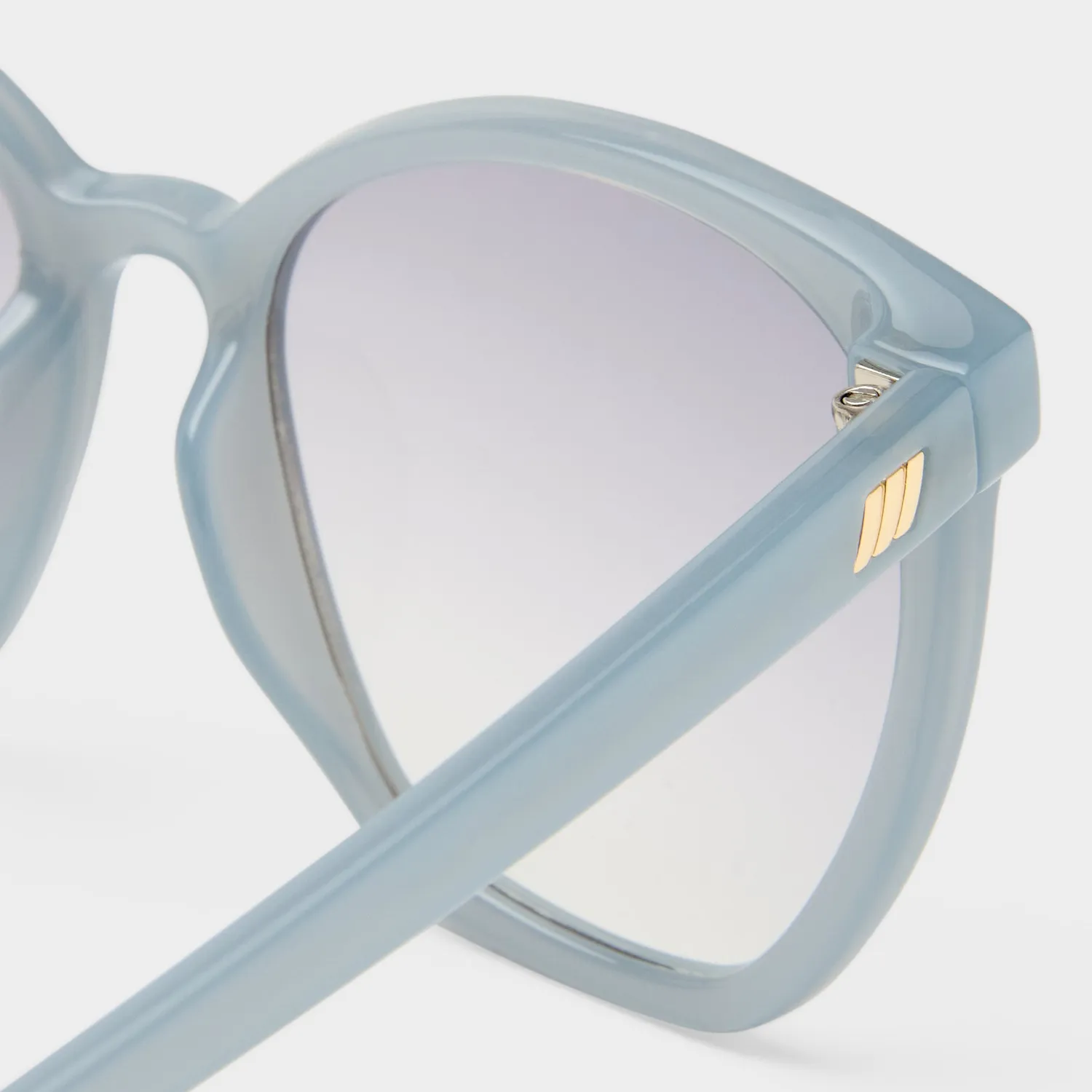 Le Specs Nirvana occhiale da sole denim cat-eye blu