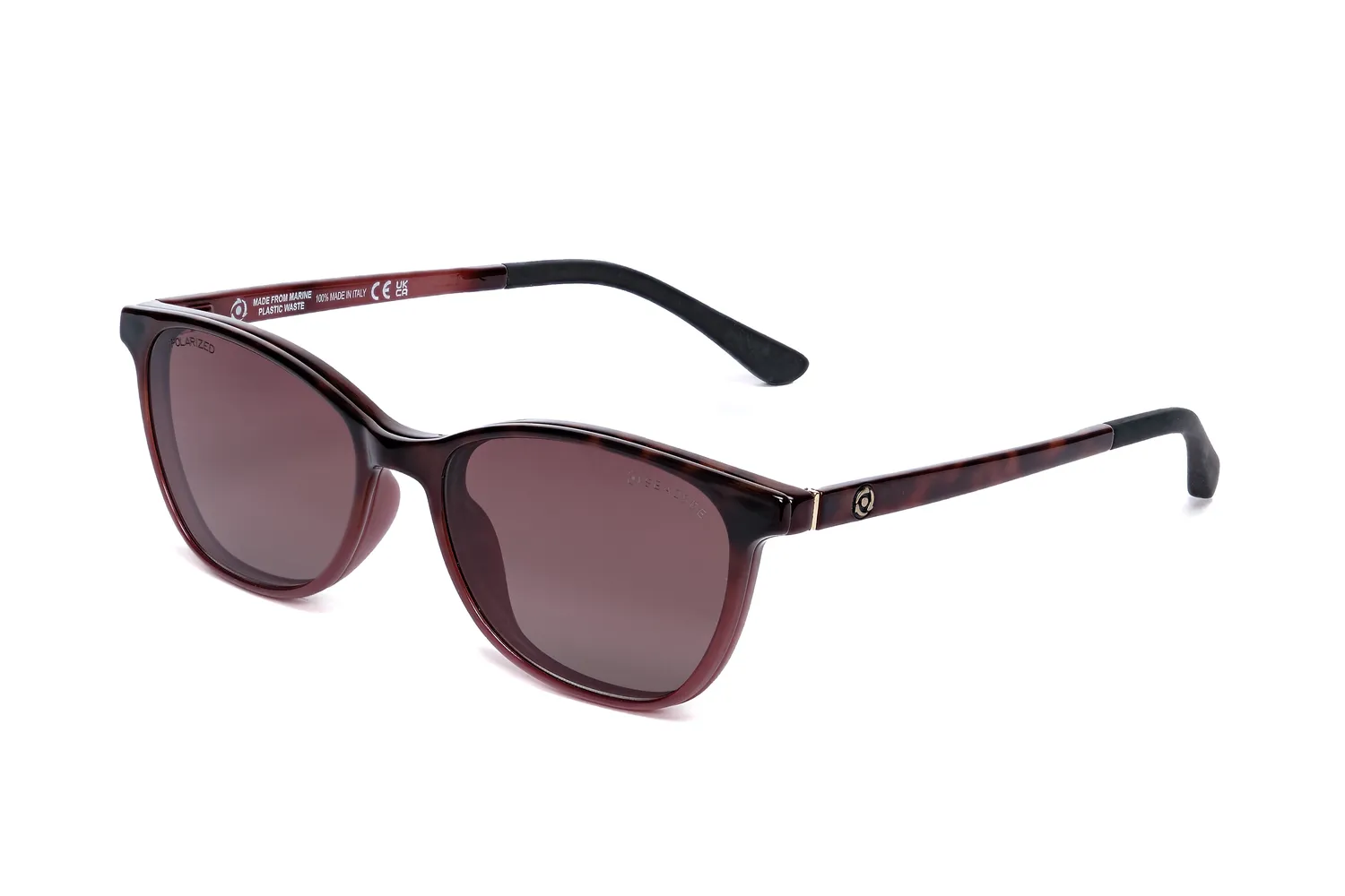 Sea2See Adriatica montatura da vista clip-on havana rosa