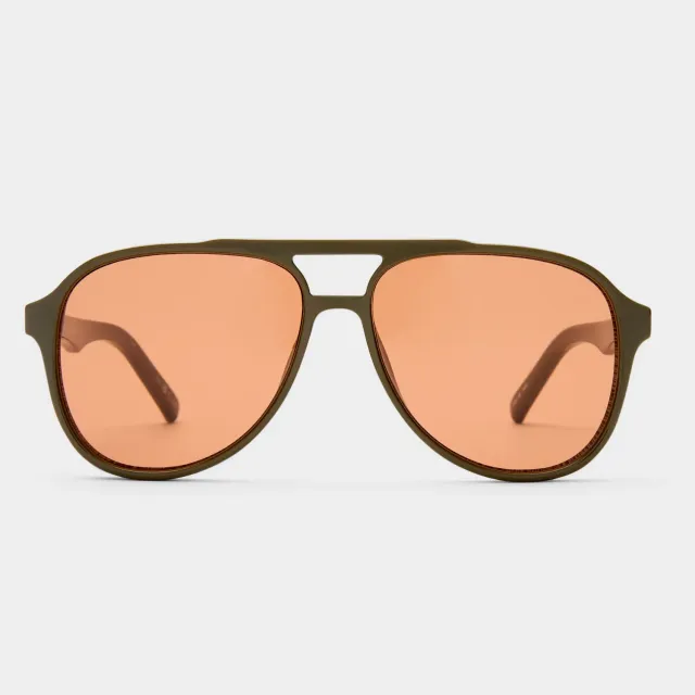 Le Specs Tragic Magic occhiale da sole verde oliva