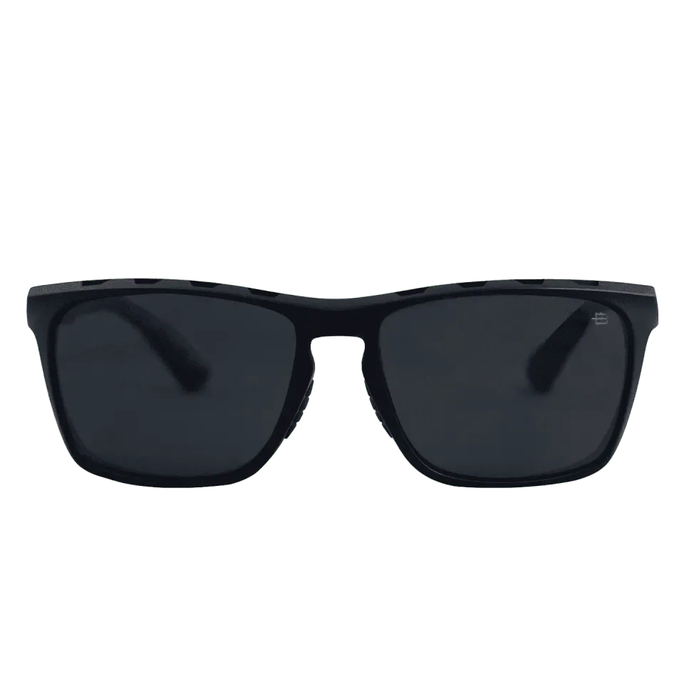 Bloovs Boston occhiale da sole nero grigio opaco polarizzato
