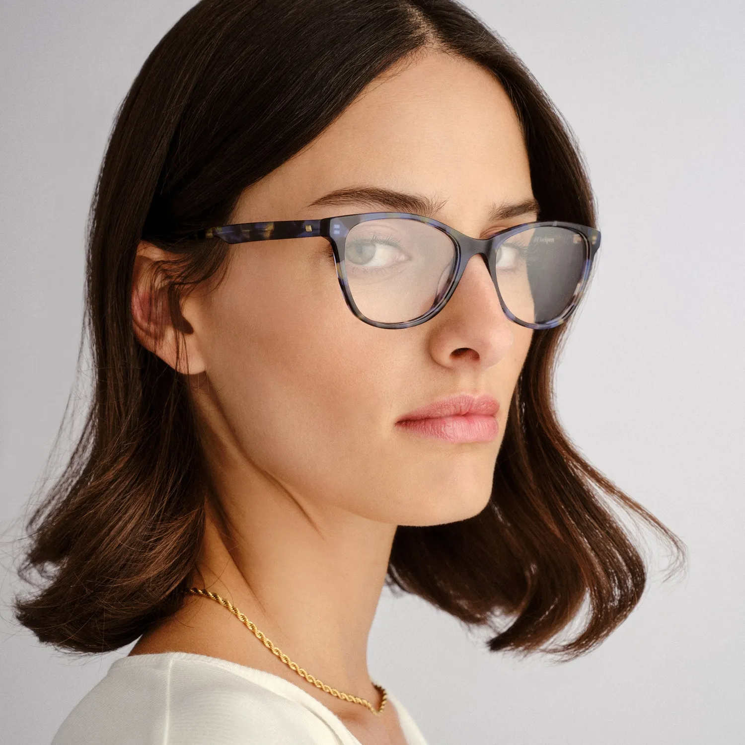 Le Specs Allegory montatura da vista navy tort cat-eye